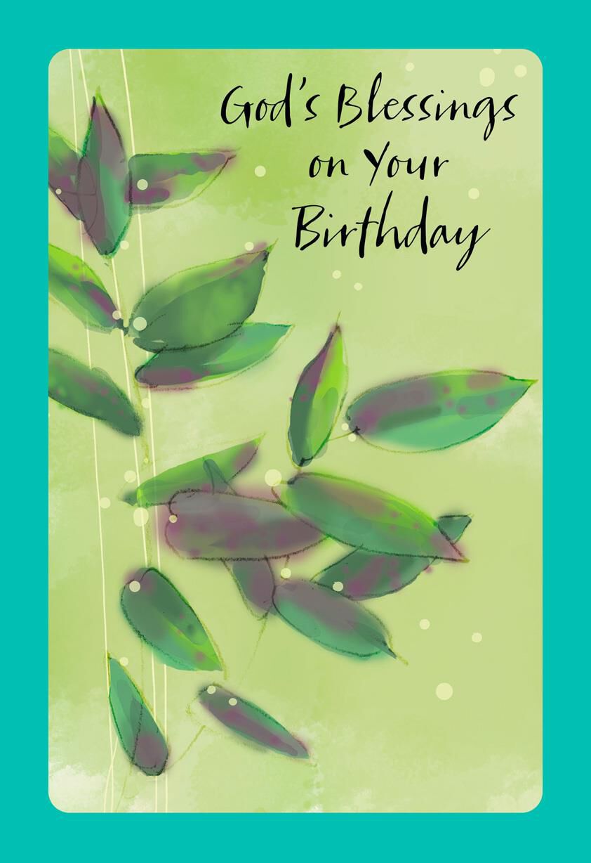 Good Things Meaningful Memories Religious Birthday Card