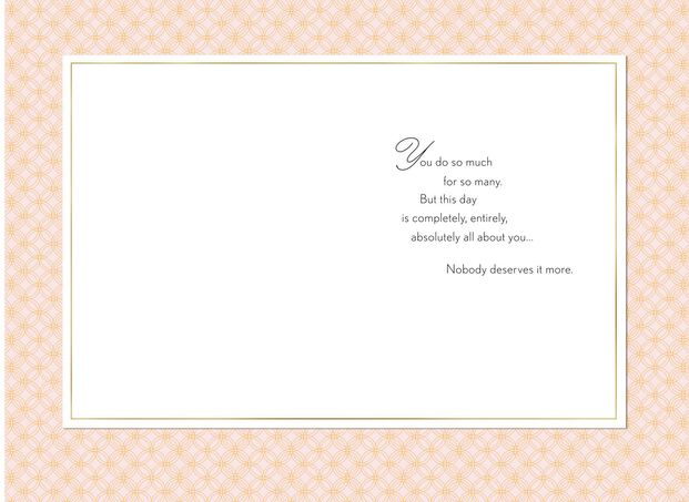 You Deserve A Great Day Birthday Card For Mom Greeting Cards