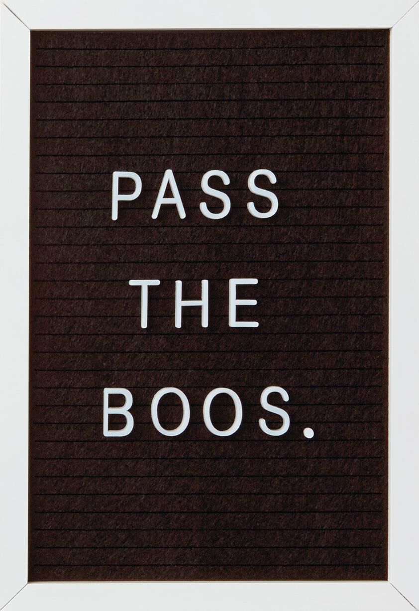 Pass the Boos Halloween Card