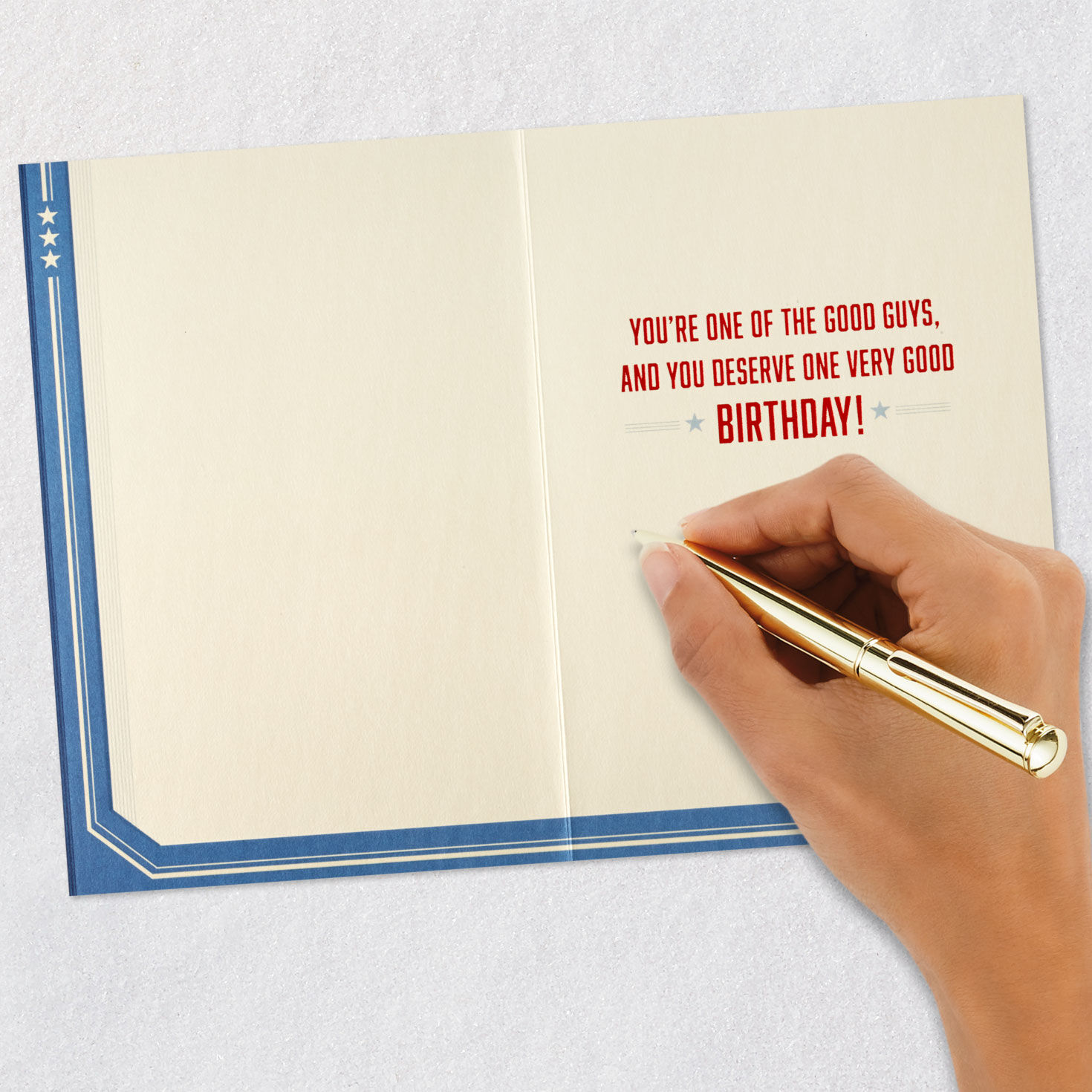 Marvel Captain America You're One of the Good Guys Birthday Card for Family Member, , large image number 6