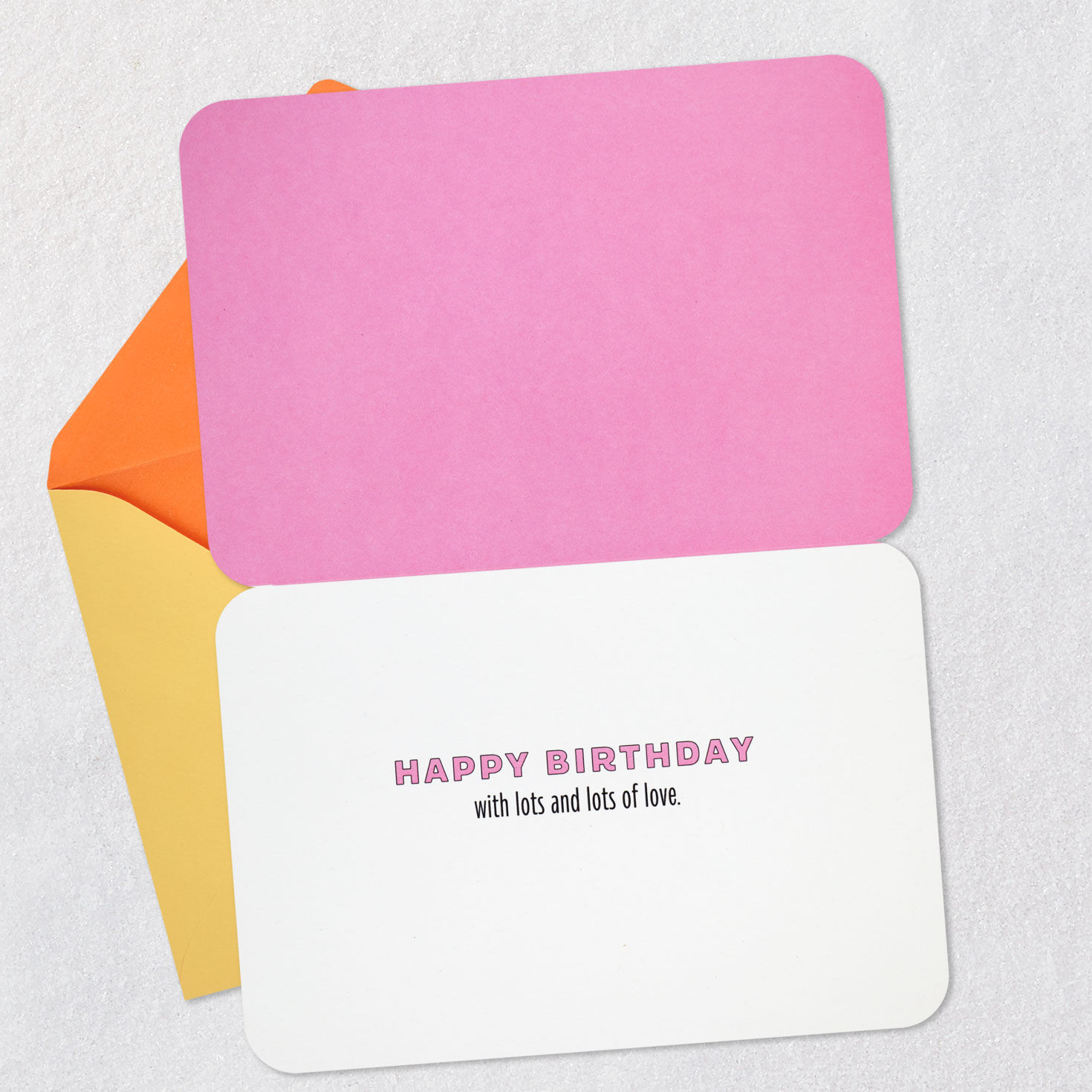 Rainbow Hello Kitty Birthday Card Open card with envelope image number 3