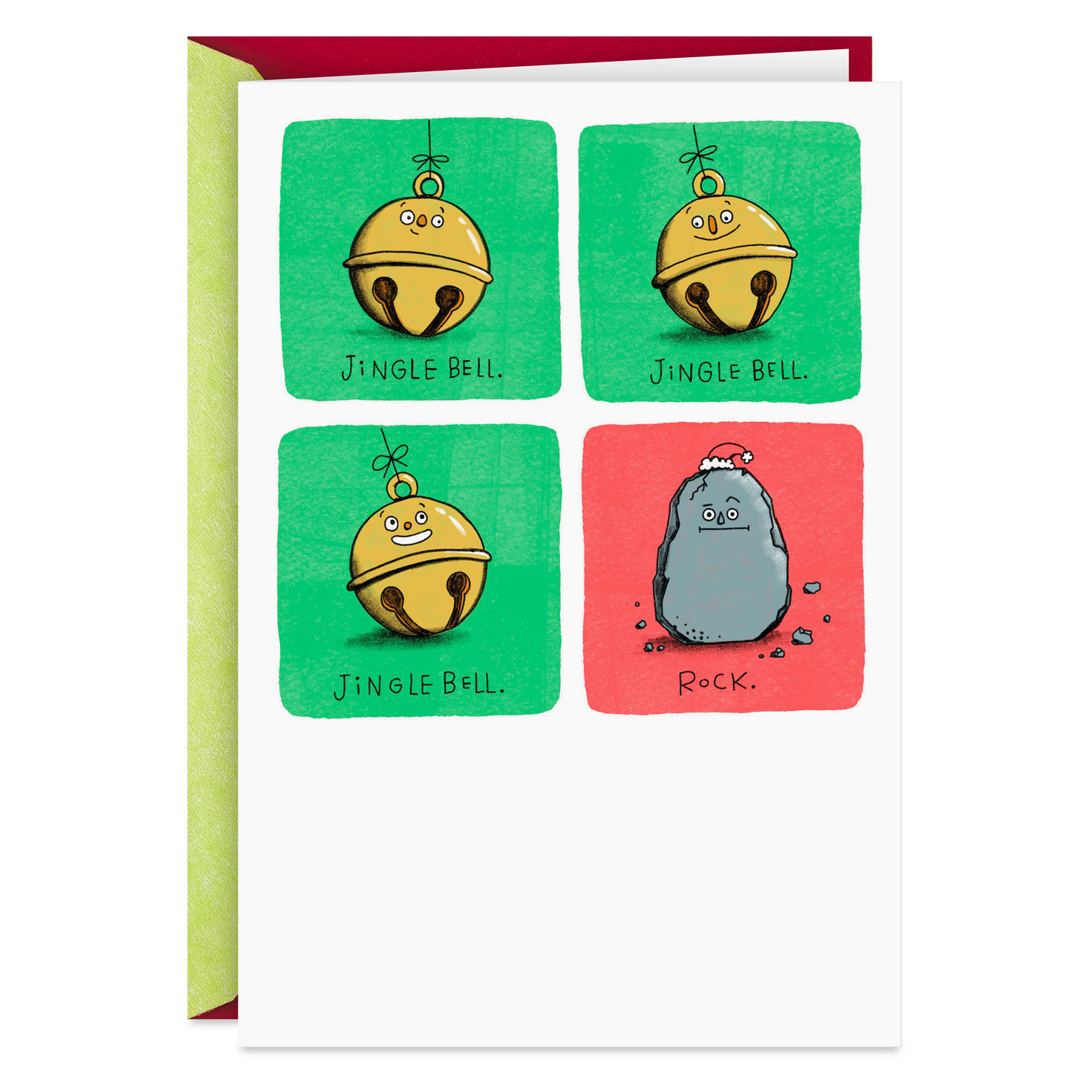 Jingle Bell Rock Funny Christmas Card