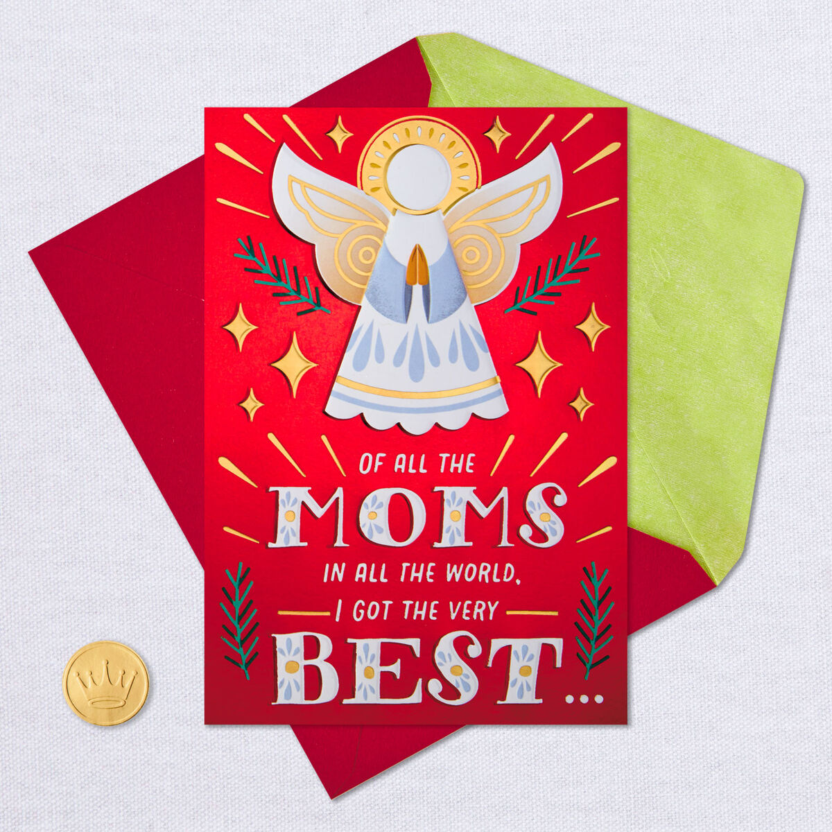 i-got-the-very-best-christmas-card-for-mom-greeting-cards-hallmark
