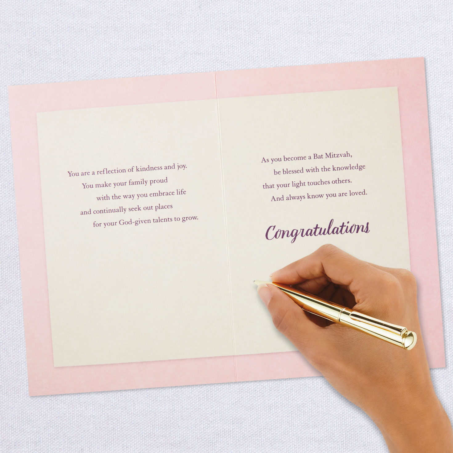 Love and Blessings Bat Mitzvah Card for Granddaughter for only USD 3.59 | Hallmark
