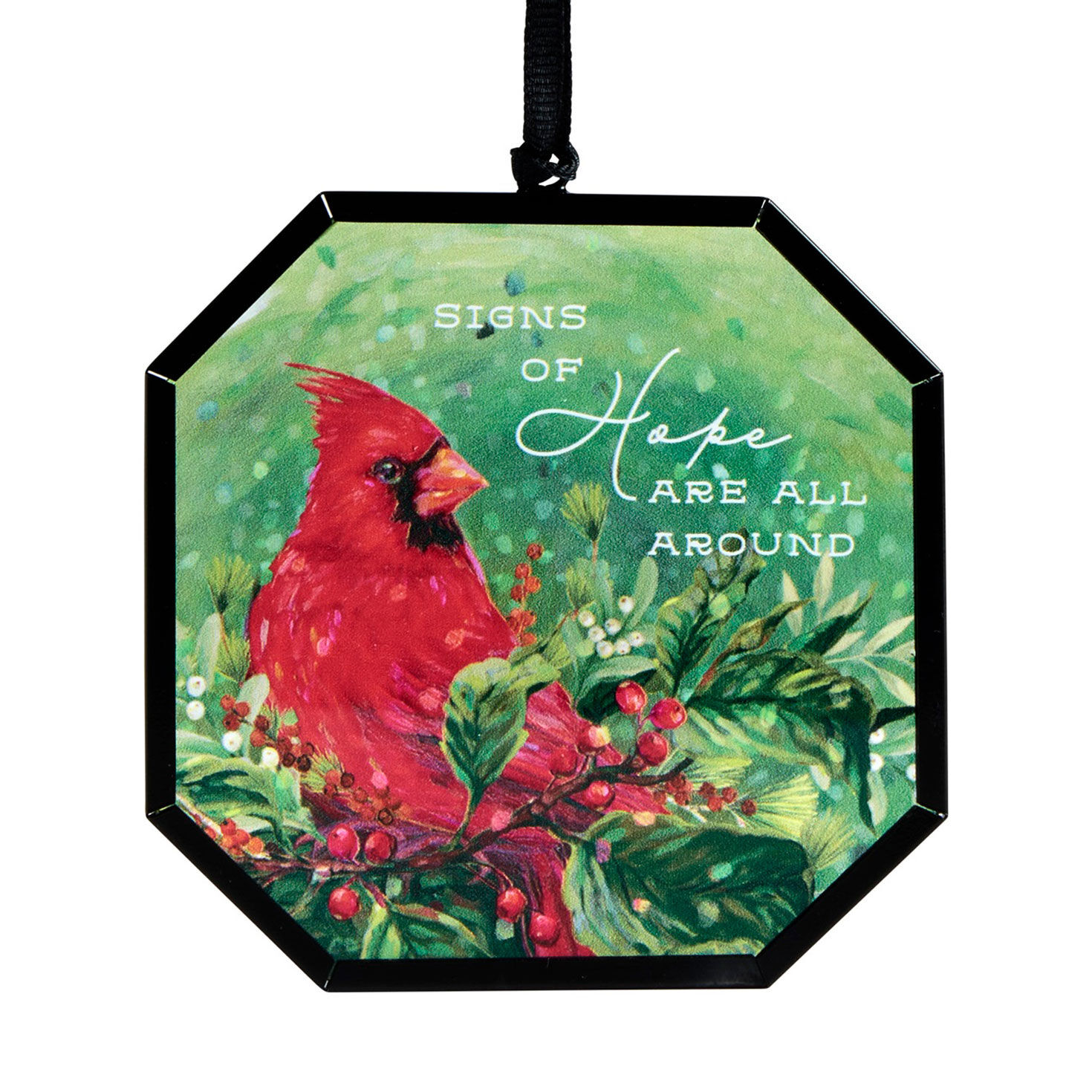 Demdaco Cardinal Signs of Hope Suncatcher Ornament - Plaques & Signs ...