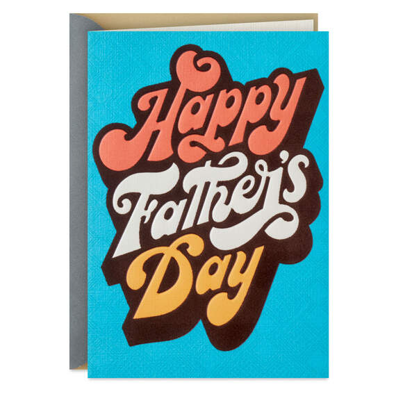 Good Vibes Father's Day Card