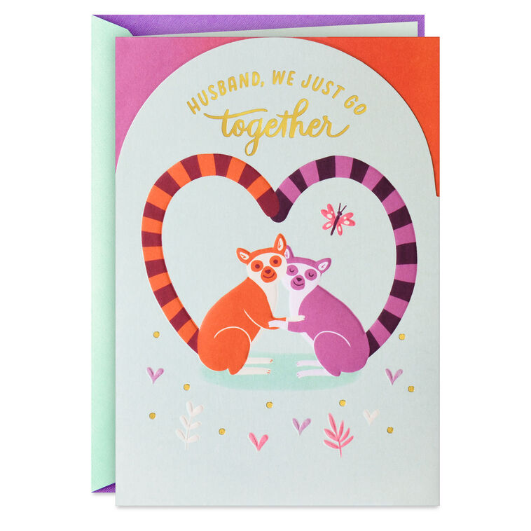 We Just Go Together Anniversary Card for Husband