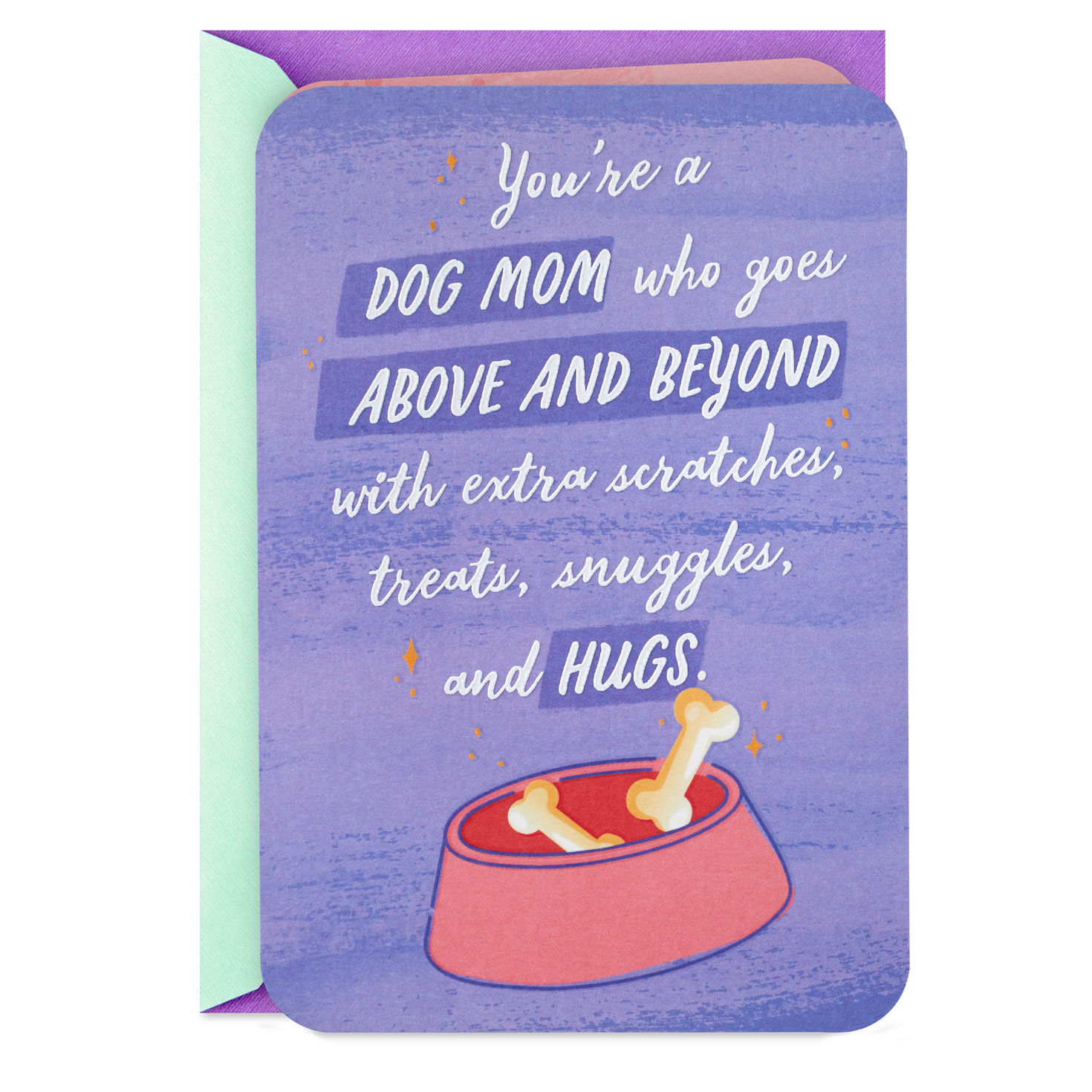 Love and Slobbery Kisses Mother's Day Card From the Dog