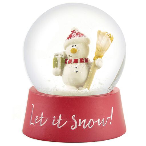 Let It Snow Snowman Snow Globe 3 Let It Snow Snowman Snow Globe 3