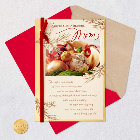 You're Such a Blessing Religious Christmas Card for Mom, , large image number 6