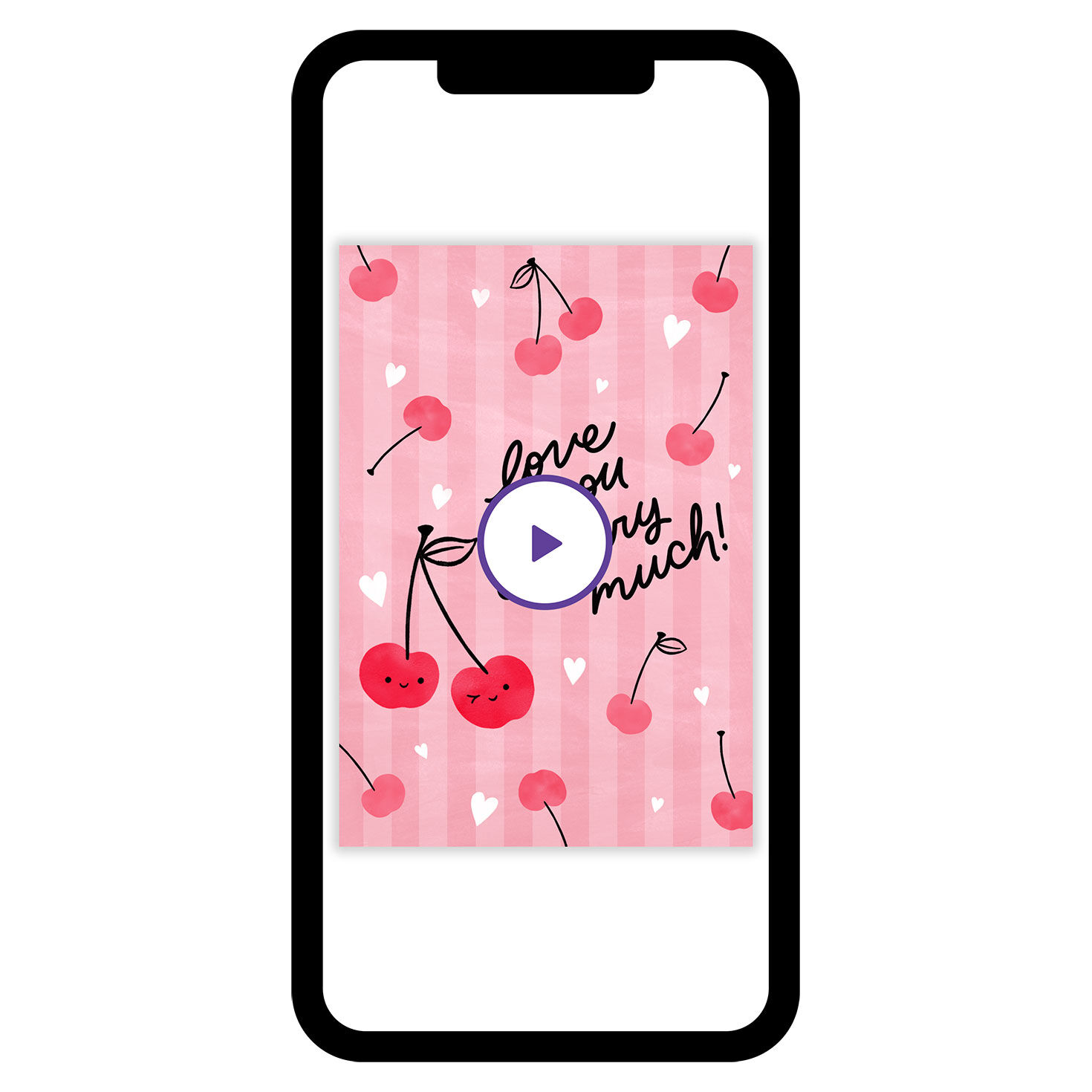 Love You Cherry Much Custom Valentine's Day eCard