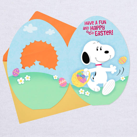 Peanuts® Snoopy and Woodstock Big Hug Easter Card, , large image number 3