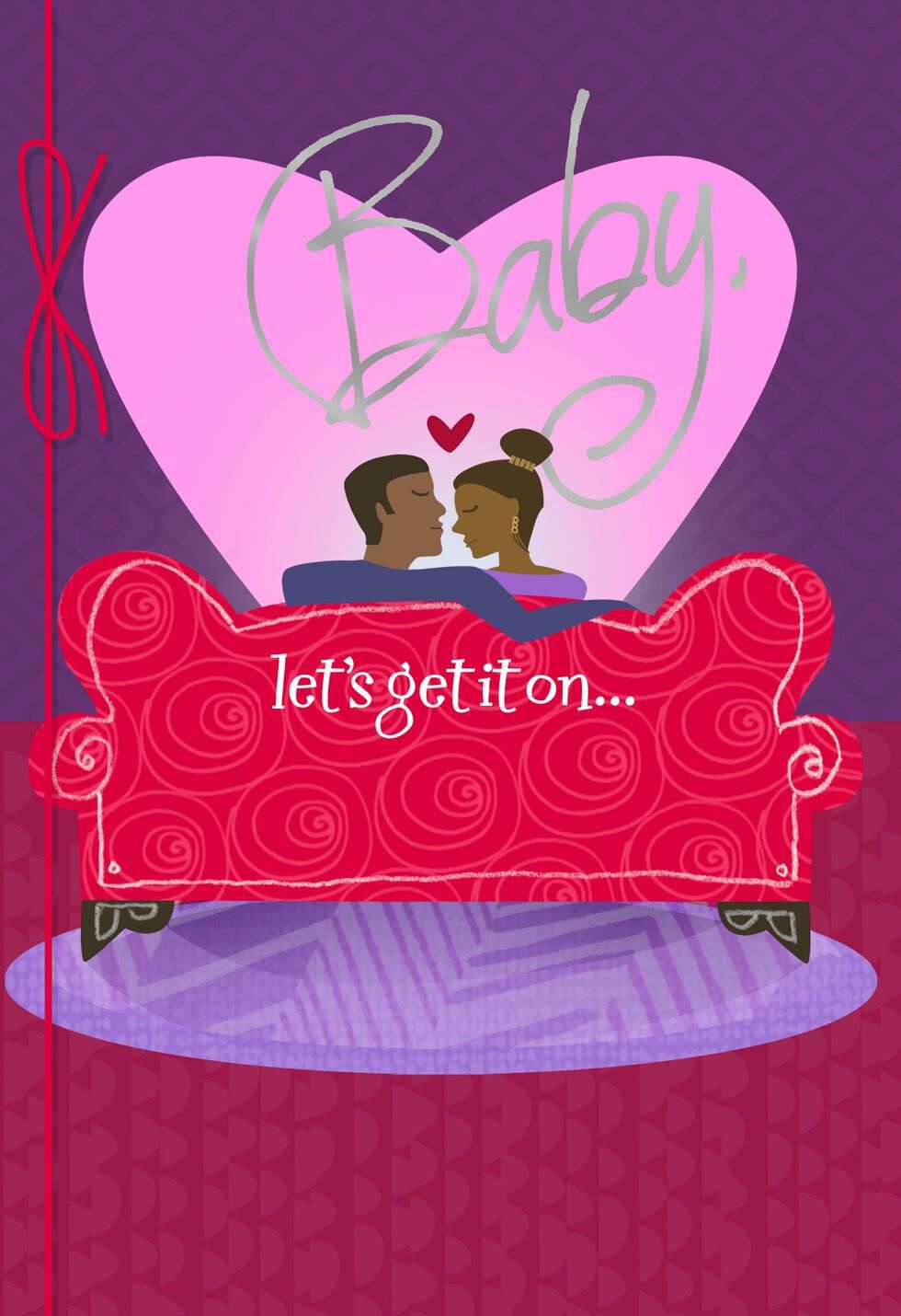 Let’s Get It On Valentine's Day Card for Him