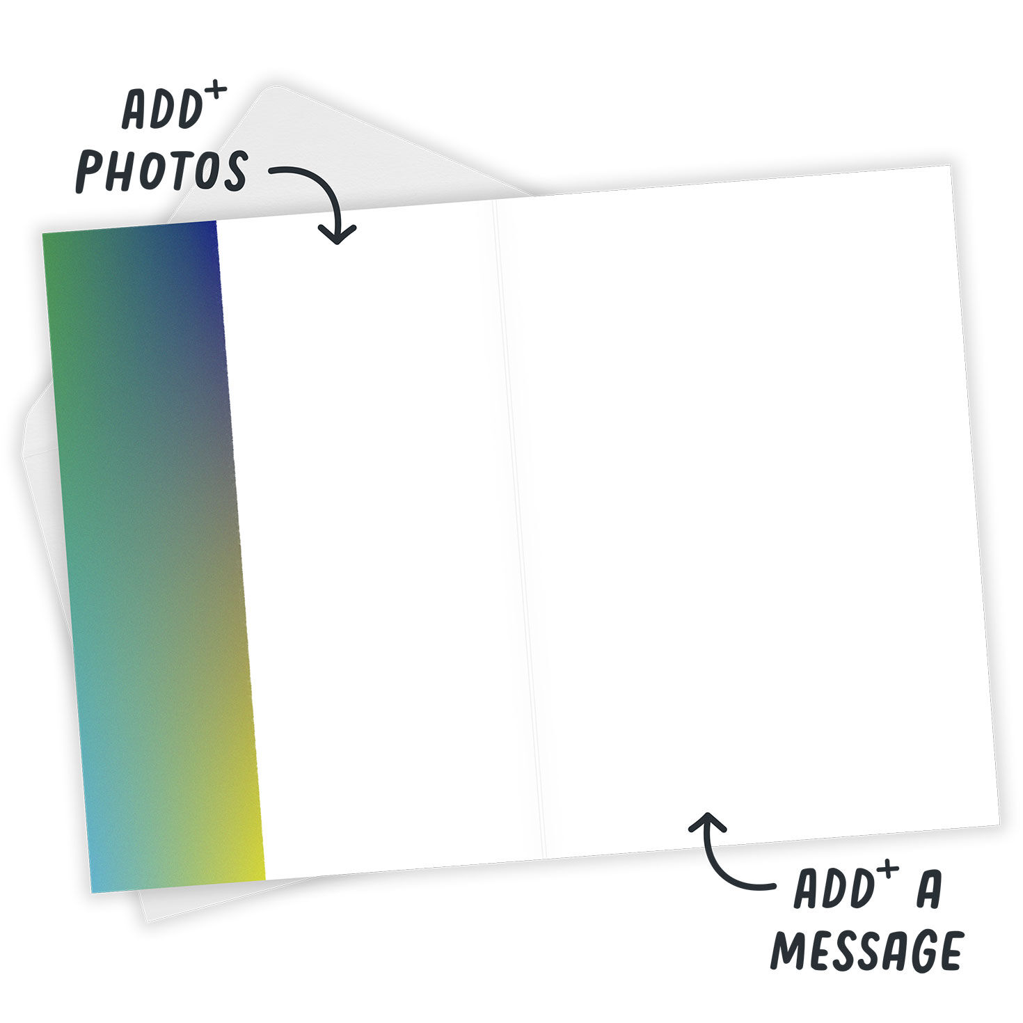 Personalized Instant Photo Collage Blank Photo Card  image number 4