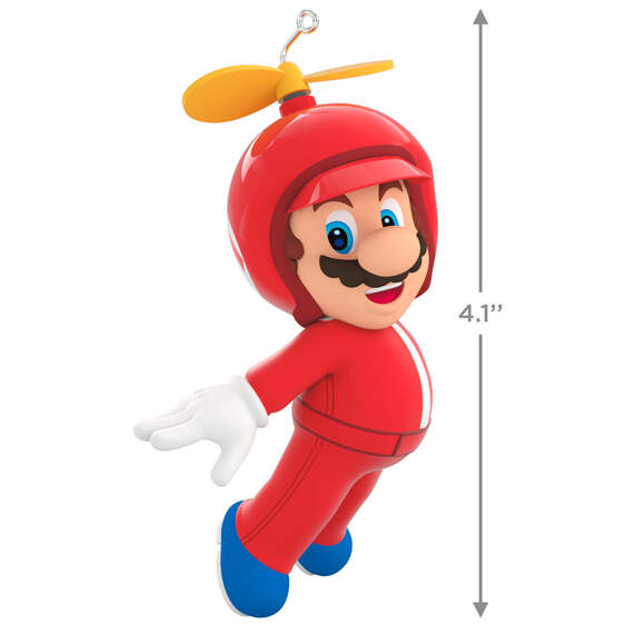 Nintendo Super Mario™ Powered Up With Mario Propeller Mario Ornament, , large image number 3