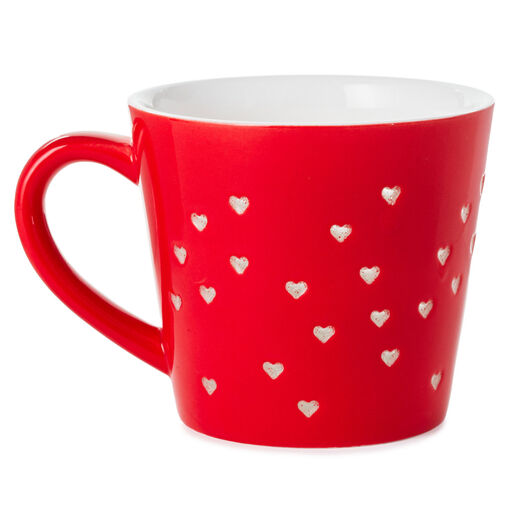 Pierced Hearts Red Mug, 13.5 oz., 