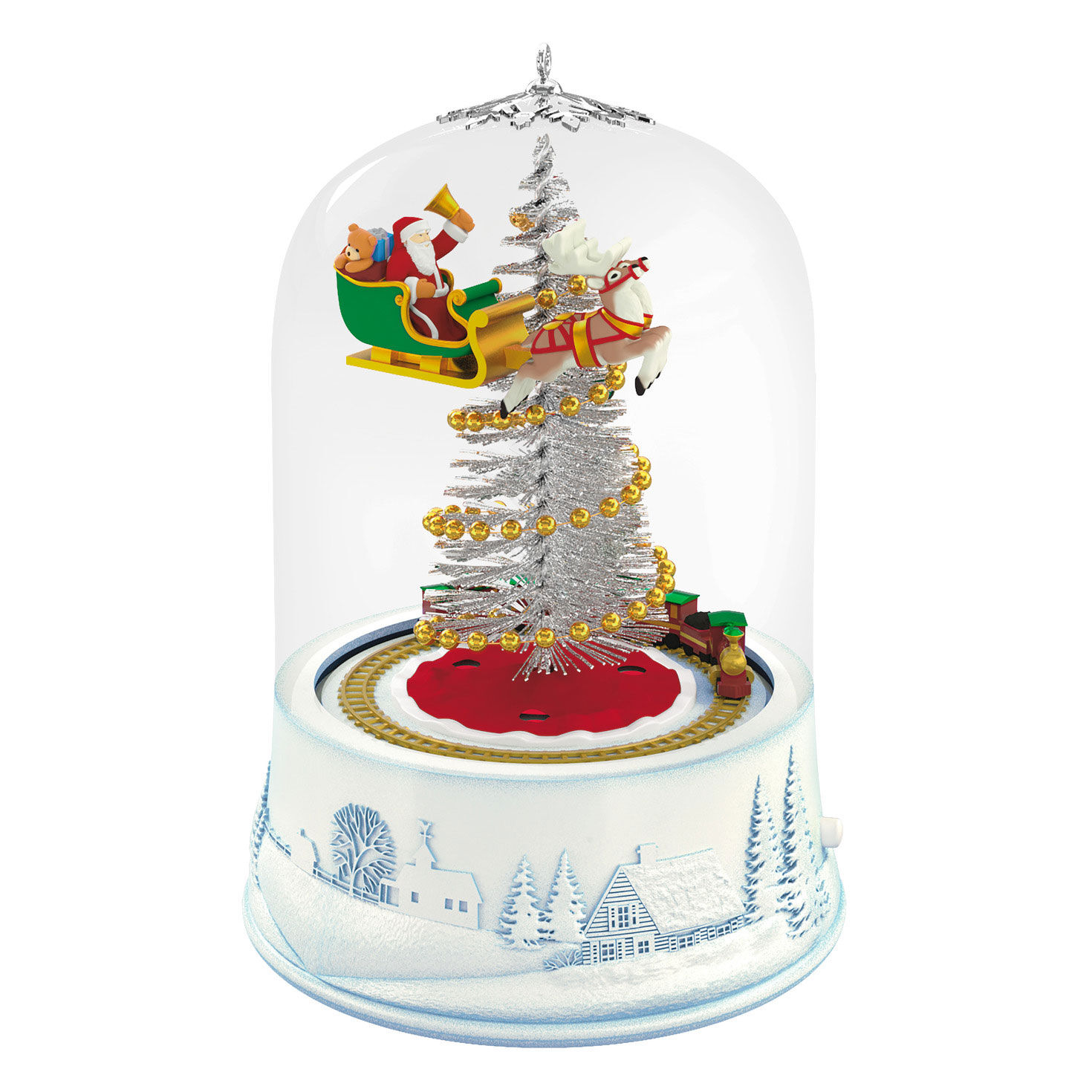 Keepsake Village Musical Ornament With Light and Motion