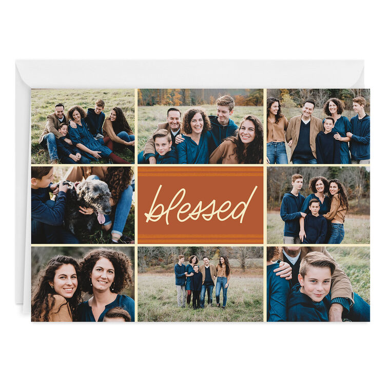 Blessed Custom Thanksgiving Card