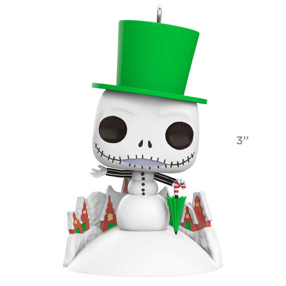 Disney Tim Burton's The Nightmare Before Christmas Jack Skellington Snowman Funko POP!® Ornament, , large image number 3