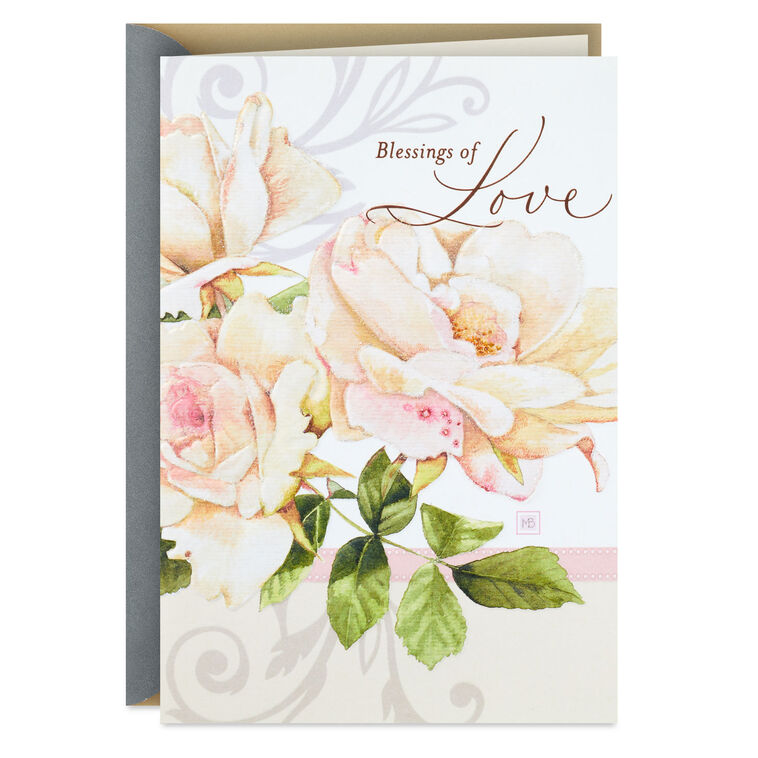 Blessings of Love Religious Anniversary Card