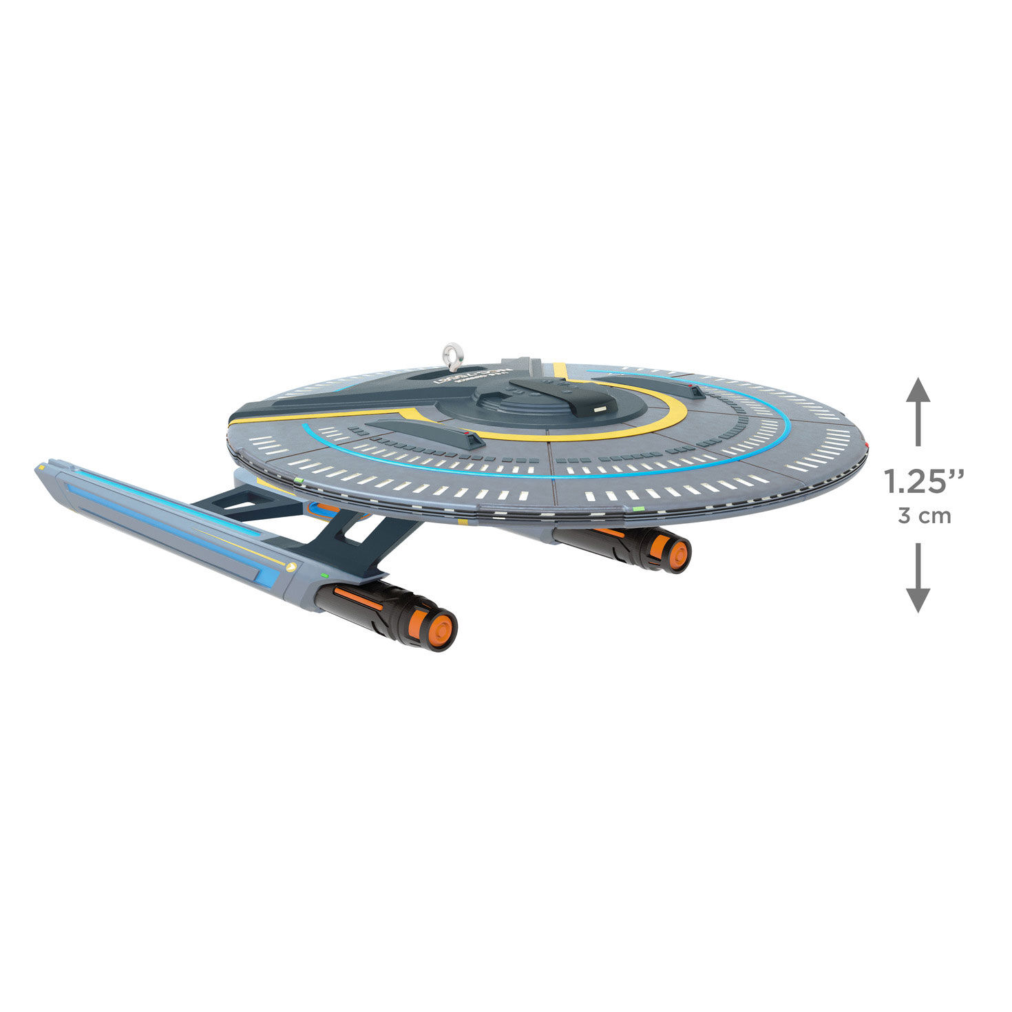 Star Trek: Lower Decks Spaceship Keepsake Ornament measurement image number 3