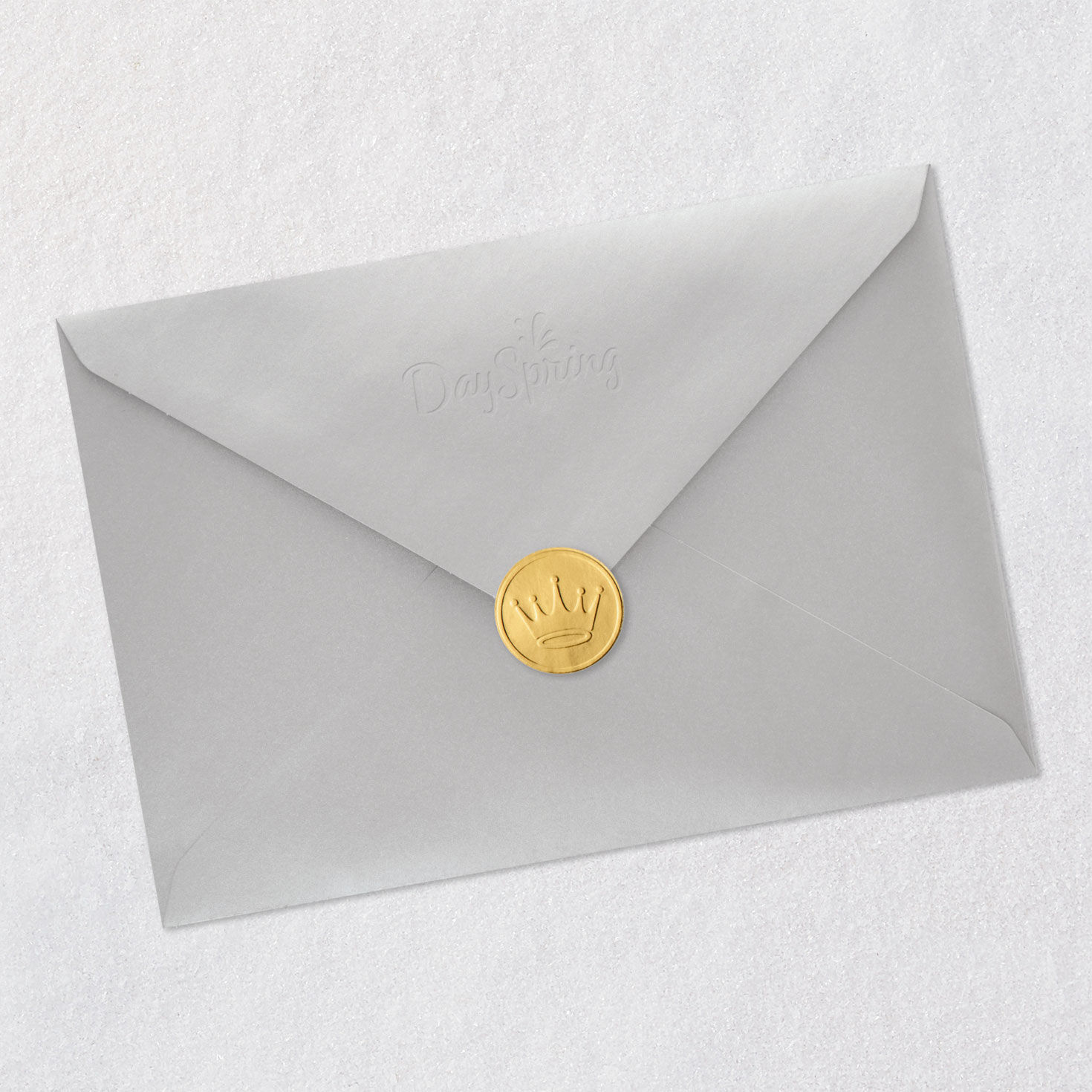 Dove Peace Earth Religious Quilled Christmas Card Envelope Back with Seal image number 8