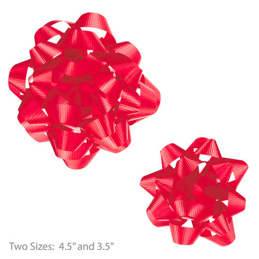 Bag of 10 Assorted Crimped Gift Bows, 