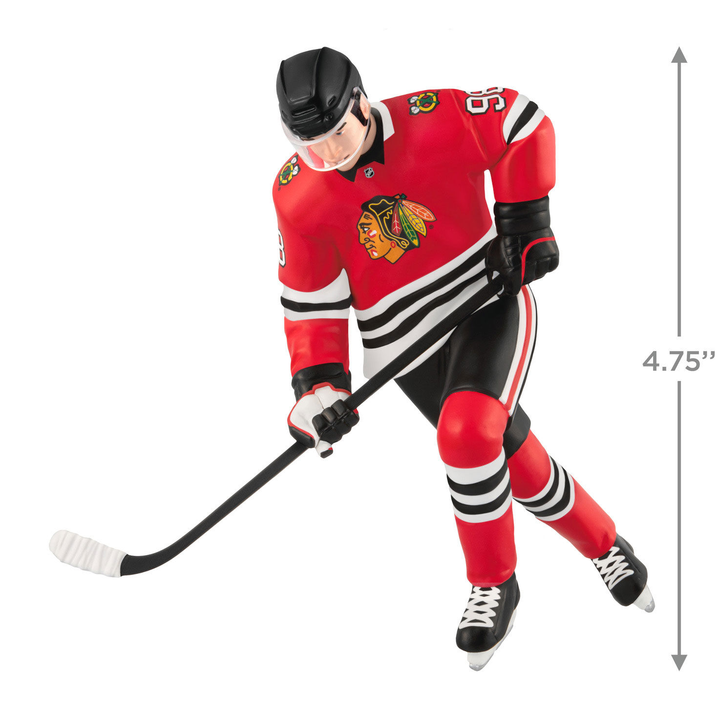 Chicago Blackhawks Connor Bedard Keepsake Ornament measurement image number 3