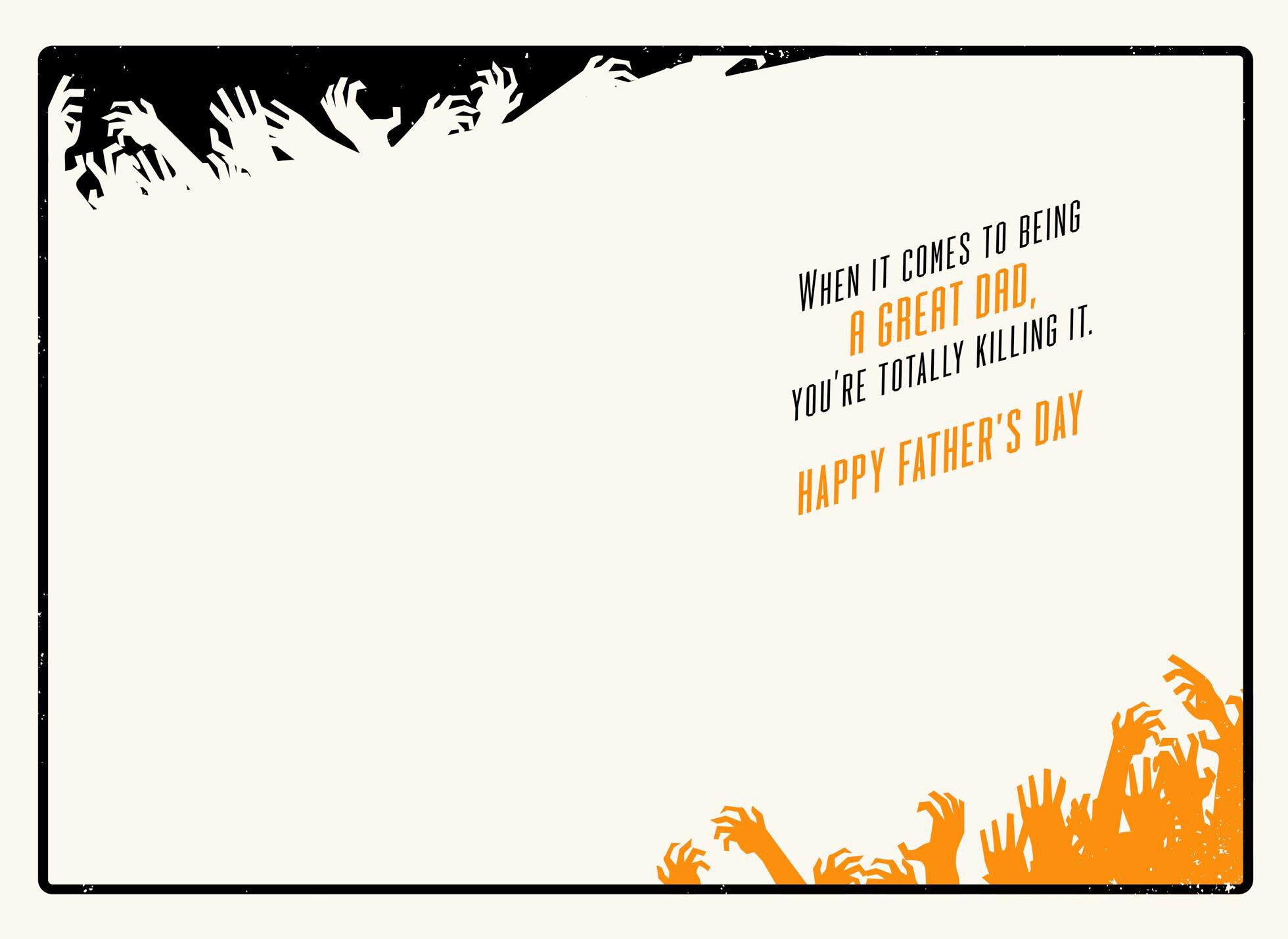 The Walking Dead Daryl Dixon Tough Guy, Kind Heart Father's Day Card