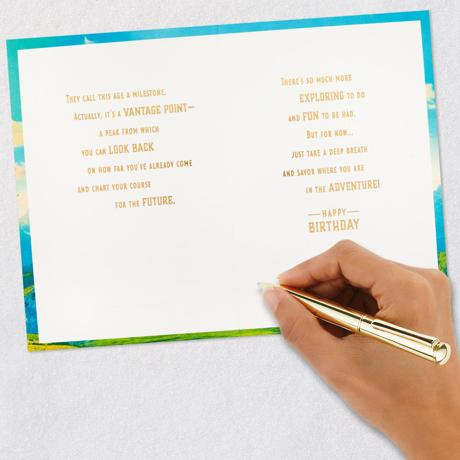 Savor the Adventure 65th Birthday Card, , large image number 7