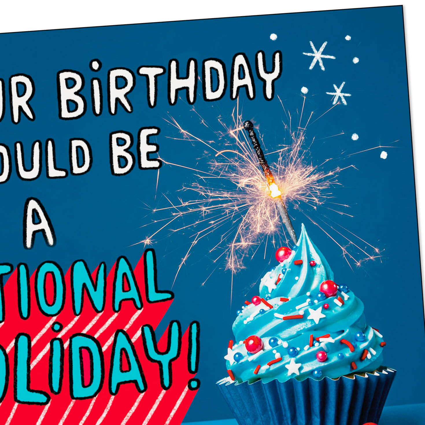 National Holiday Funny Birthday Card Card Front Detail image number 4