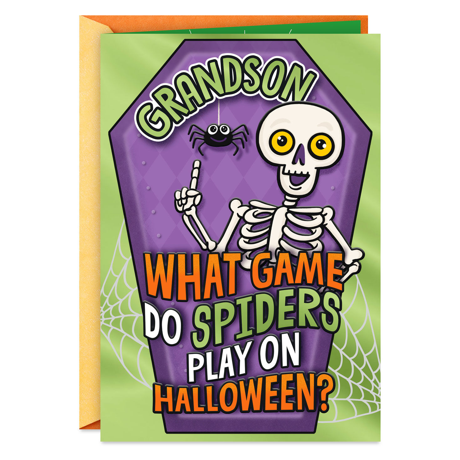 Hide and Eek Joke Halloween Card for Grandson for only USD 2.99 | Hallmark