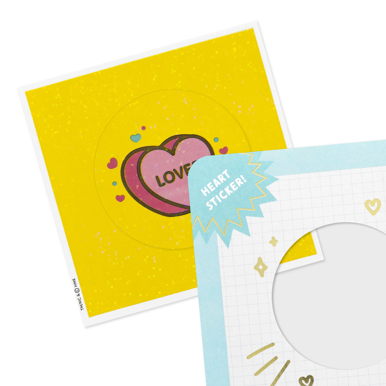 Loved Heart Kids Valentine's Day Card With Sticker attachment detail image number 5