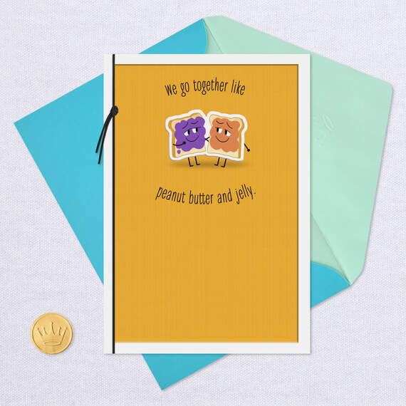 Peanut Butter and Jelly Stuck on You Birthday Card, , large image number 5