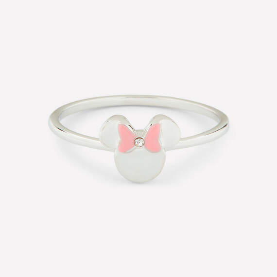 Pura Vida Delicate Minnie Mouse Silver Ring, , large image number 1