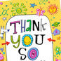 Flower and Dog Doodles Thank You Card Card Front Detail image number 4