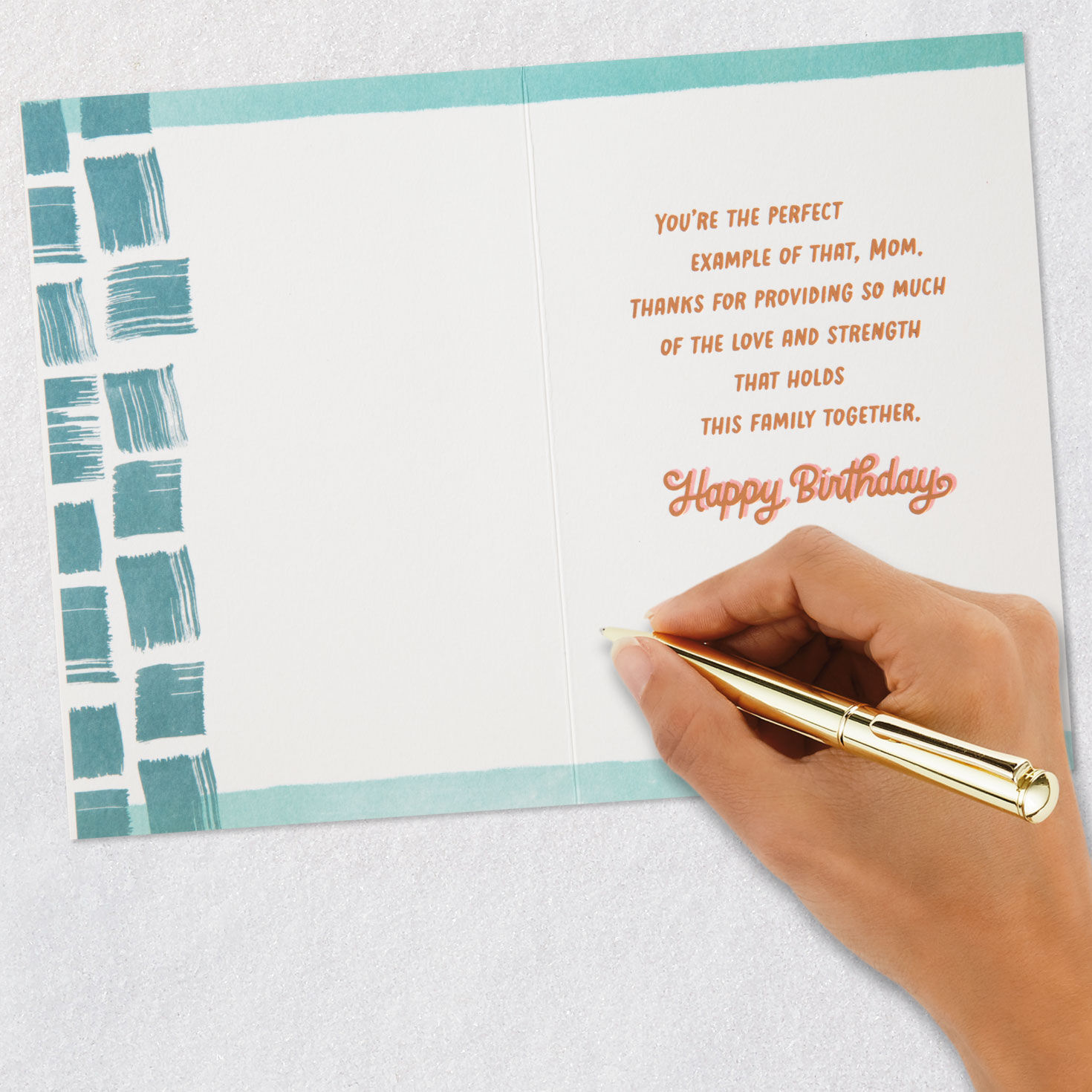 A Strong Mom Makes a Strong Family Birthday Card for Mom for only USD 4.99 | Hallmark