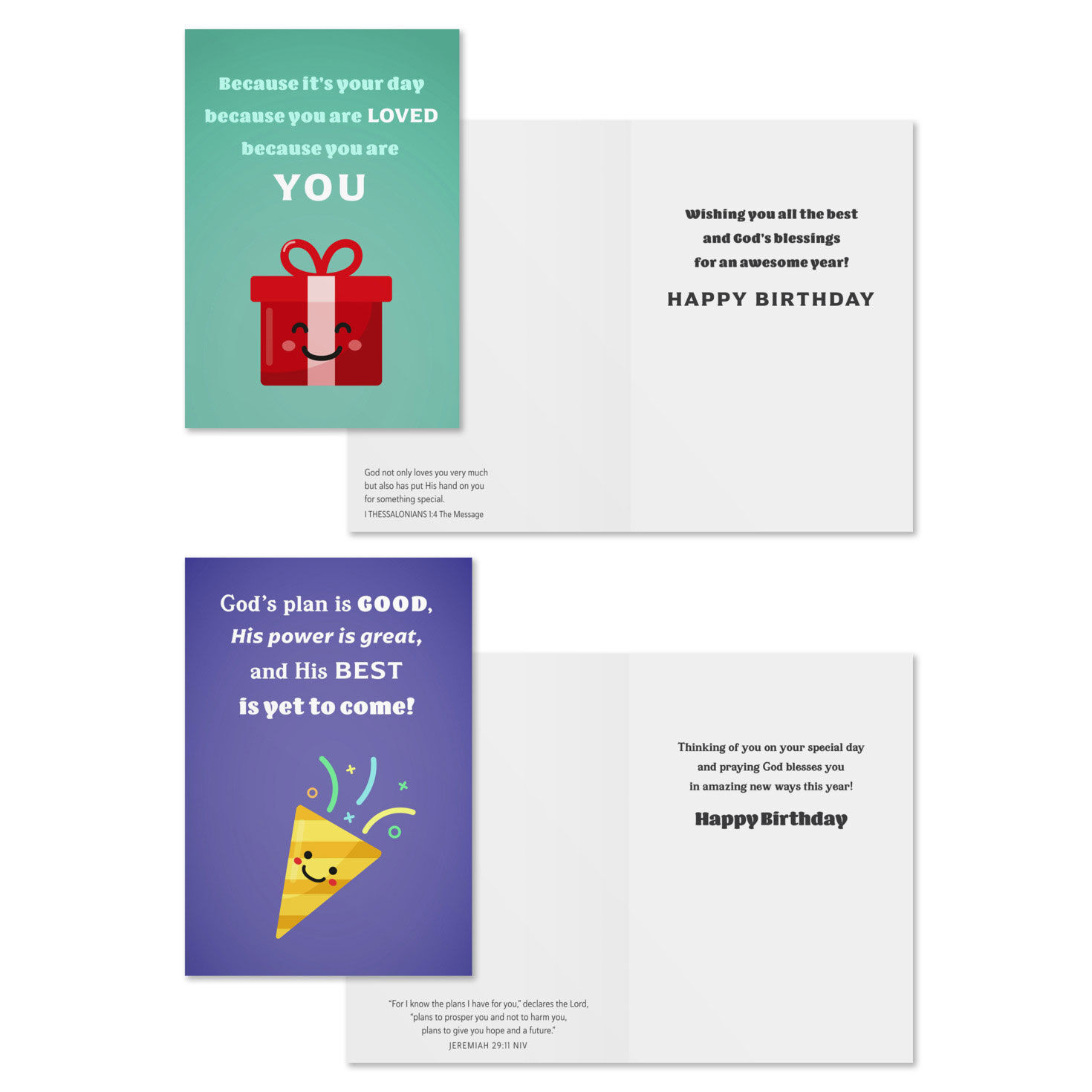 Bold Bright DaySpring Birthday Cards Assortment Card Front with Sentiment image number 4