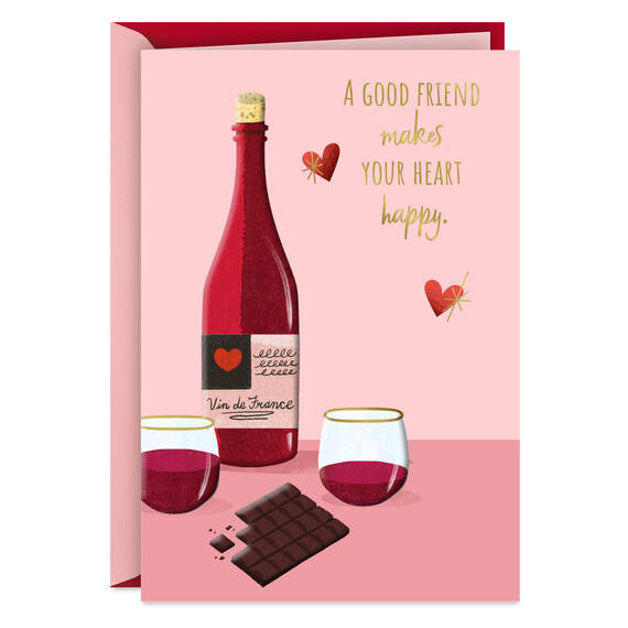 You're a Great Friend Funny Valentine's Day Card