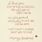 Holiday Heart Charms Mom Christmas Card From Daughter Sentiment image number 2