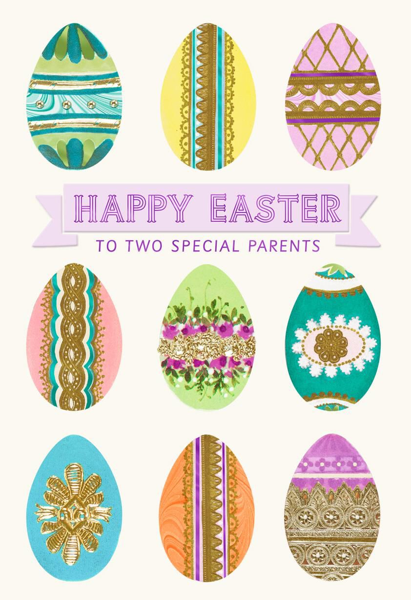 Grateful for You Easter Card for Parents