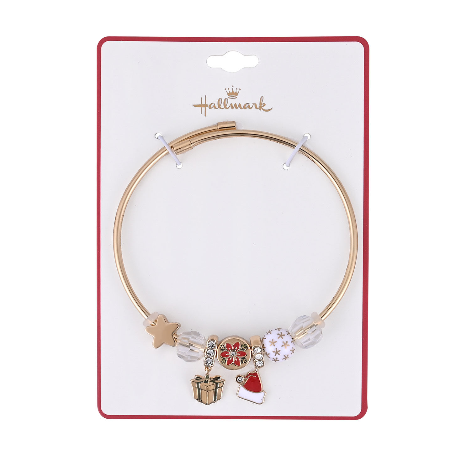 Christmas Charm Bangle Bracelet package front image number 4