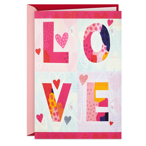 What I Love About You Musical Valentine's Day Card, 
