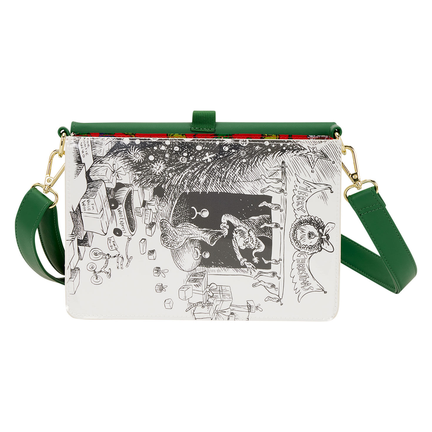 Loungefly Dr. Seuss Grinch Book Crossbody Bag for only USD 70.00 | Hallmark