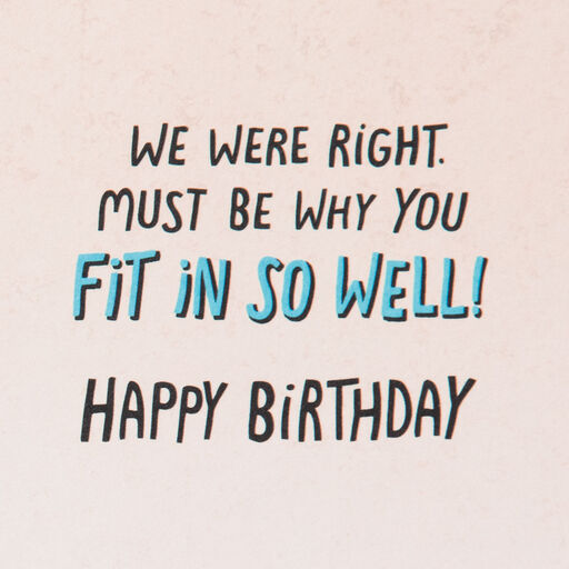 A Real Weirdo Funny Birthday Card for Son-in-Law, 