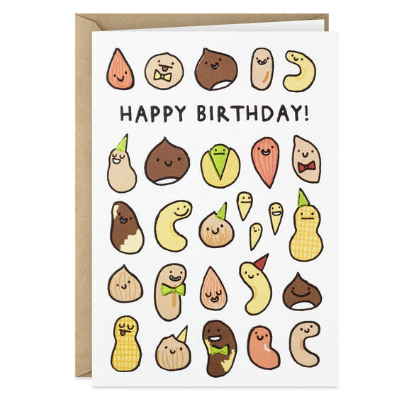 Favorite Nuts Happy Birthday Card from All, , large image number 1
