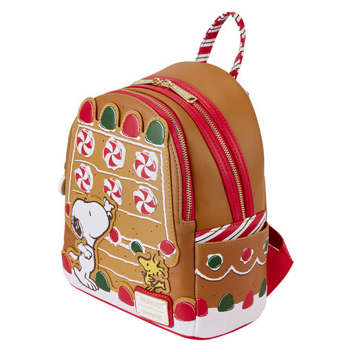 Loungefly Peanuts Snoopy Gingerbread House Scented Mini Backpack, 