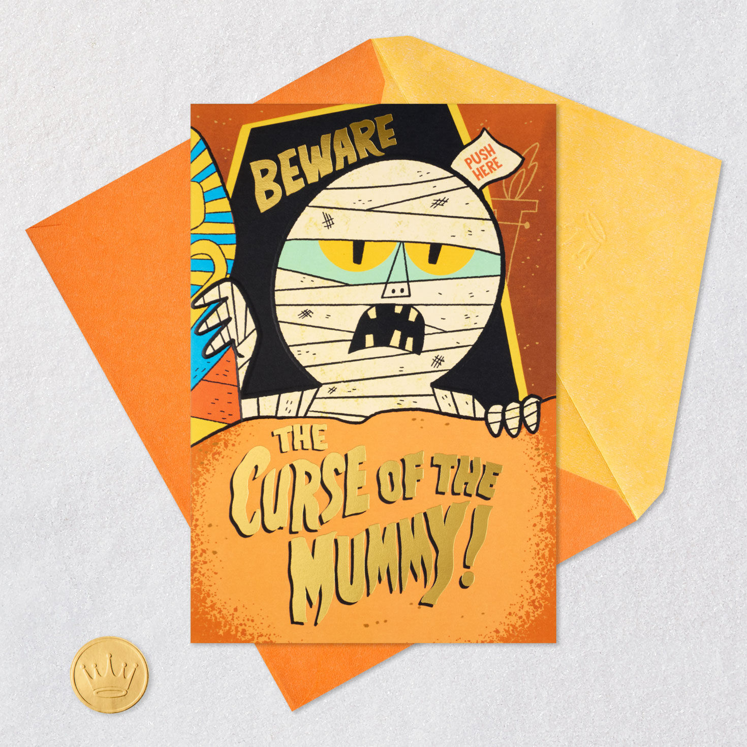 Cursing Mummy Funny Halloween Card With Sound for only USD 7.99 | Hallmark