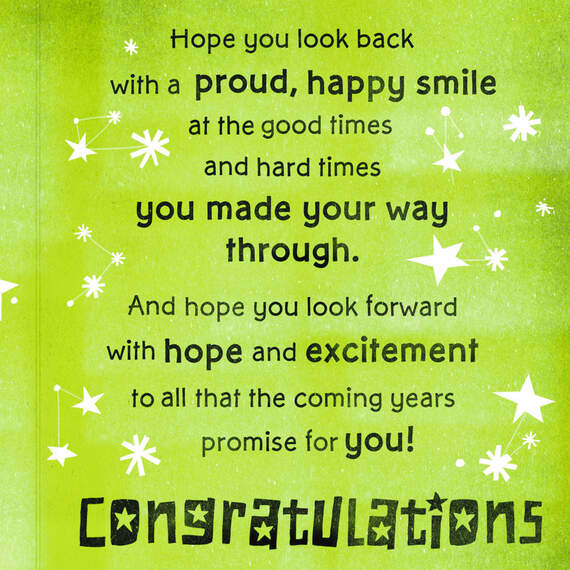Good Times and Excitement Junior High Graduation Card, , large image number 3