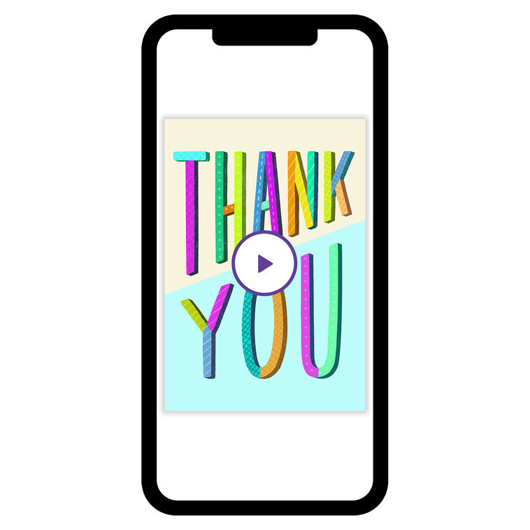 Bright and Bold Thank-You eCard
